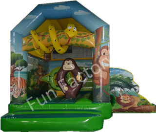 Kinderaufblasbares Schlag-Haus-Wohndia-kombinierte Werbungs-Spielwaren