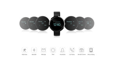 Pedometer-Sport-intelligente Uhr D360 Bluetooth für Telefon des Android-/IOS