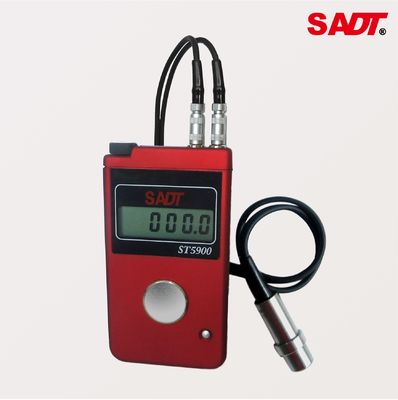 Rote Farbe Hand-Digital des Stahl- Wand-Ultraschall- Stärke-Messgeräts ST5900 mit 1.2mm - 200mm Strecke